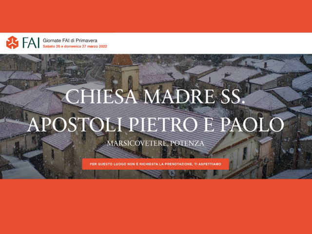 Giornate Fai di Primavera, alla scoperta del borgo di Marsicovetere