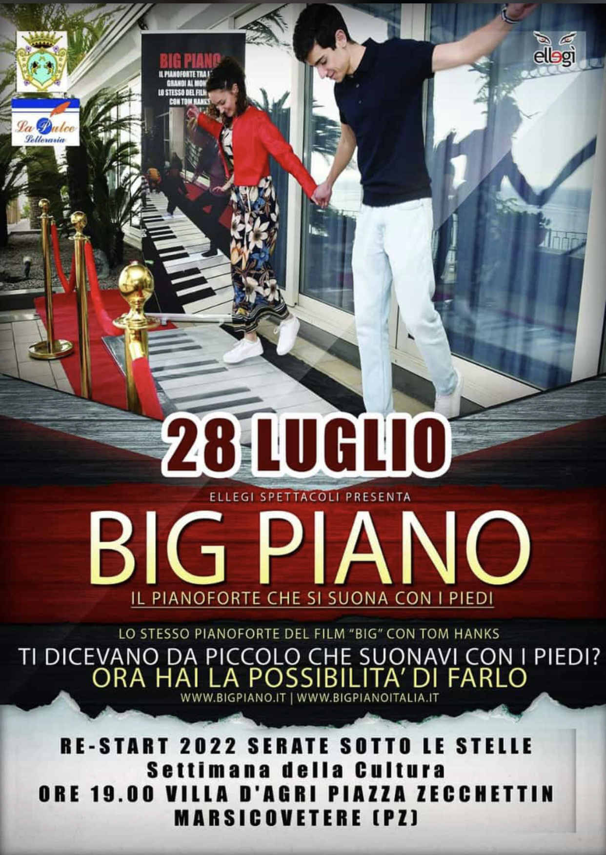 BIG PIANO il pianoforte che si suona con i piedi CuoreBasilicata.it