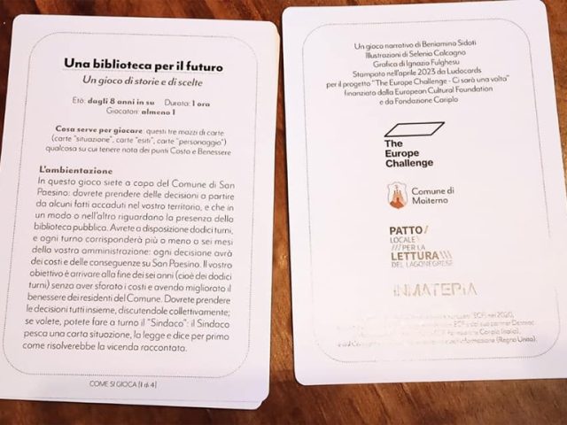 Una Biblioteca per il Futuro: la sfida del Comune di Moliterno