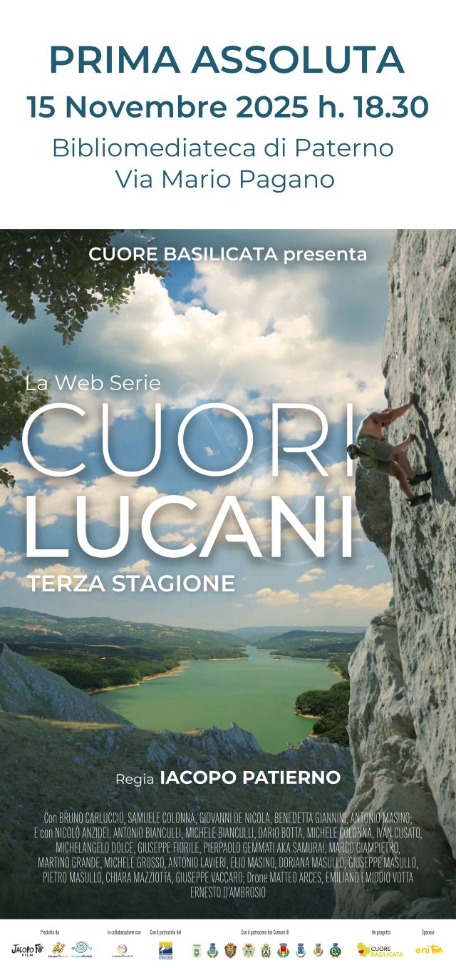 A Paterno in prima assoluta la terza stagione della Web Serie “Cuori Lucani”
